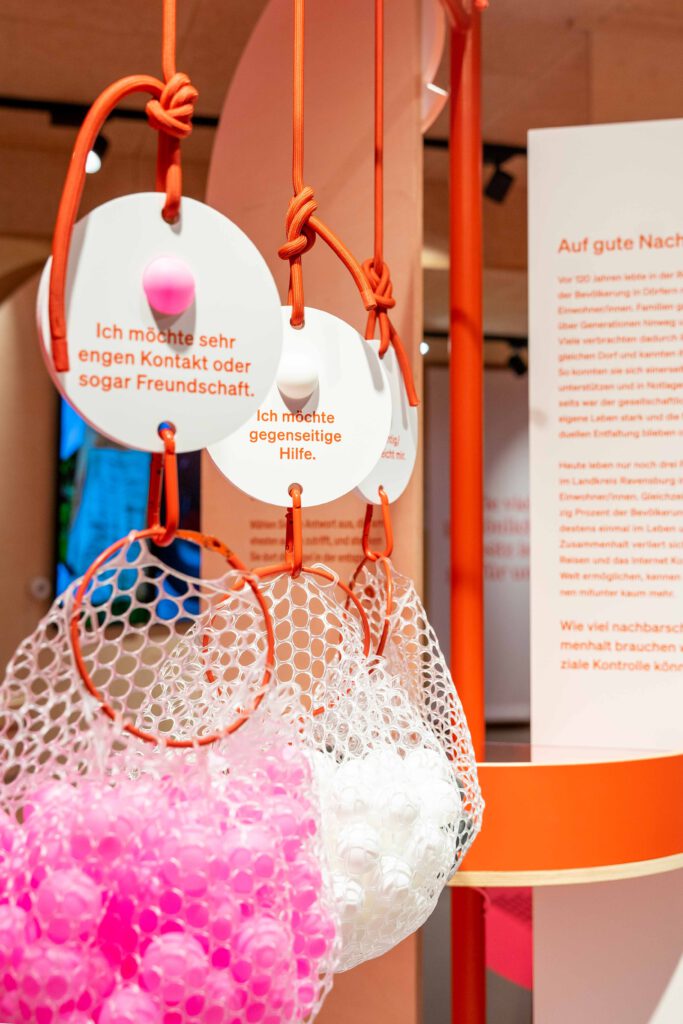 Interaktive Ausstellung mit Abstimmungselement