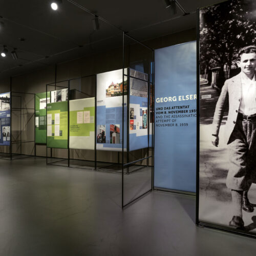 Bannerausstellung Georg Elser Gedenkstätte Deutscher Widerstand