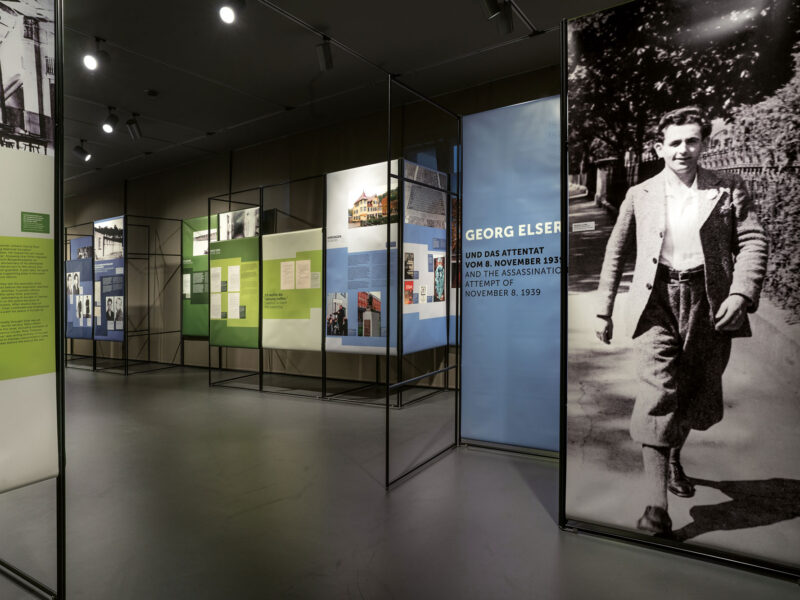 Bannerausstellung Georg Elser Gedenkstätte Deutscher Widerstand