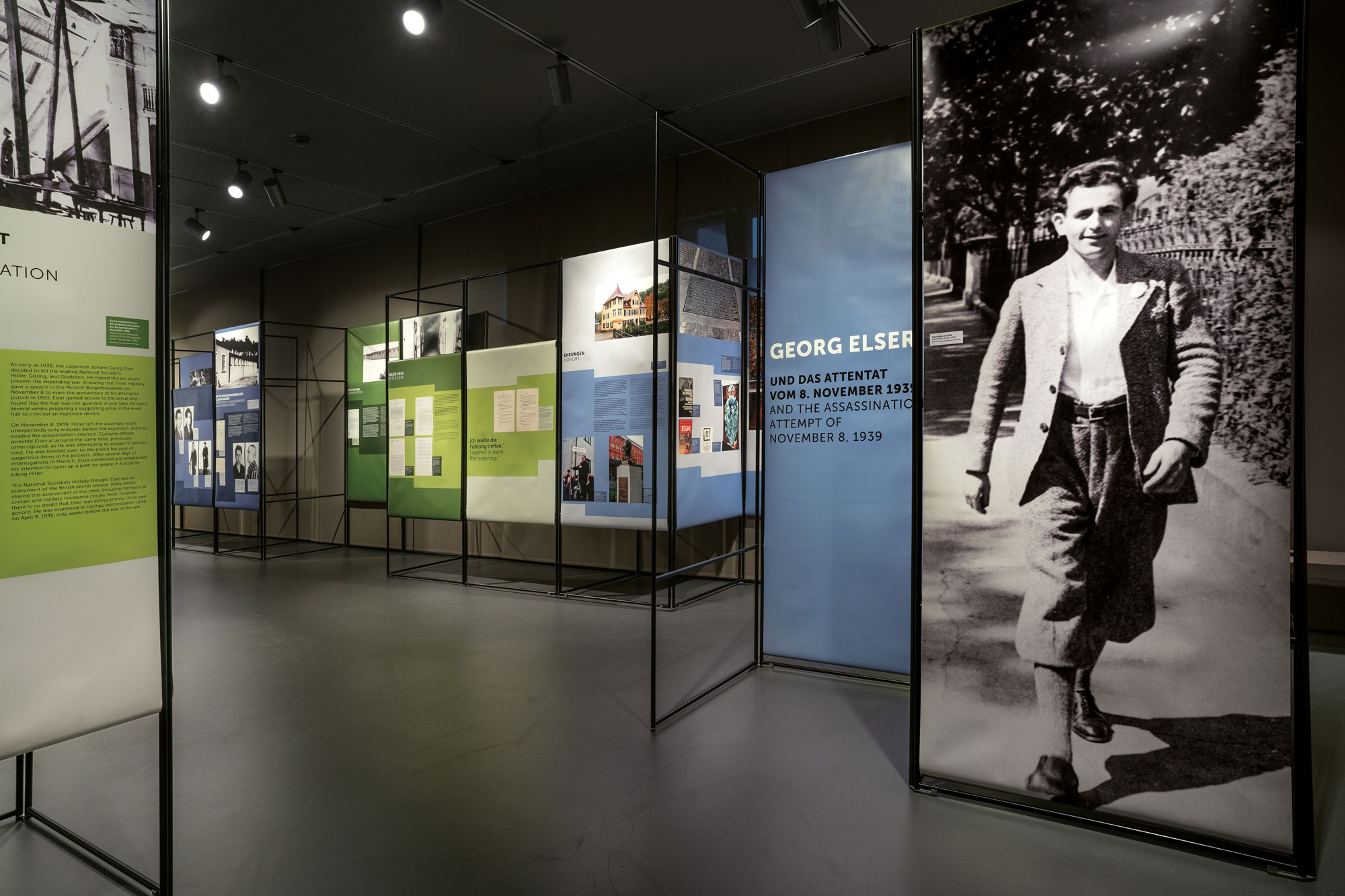 Bannerausstellung Georg Elser Gedenkstätte Deutscher Widerstand