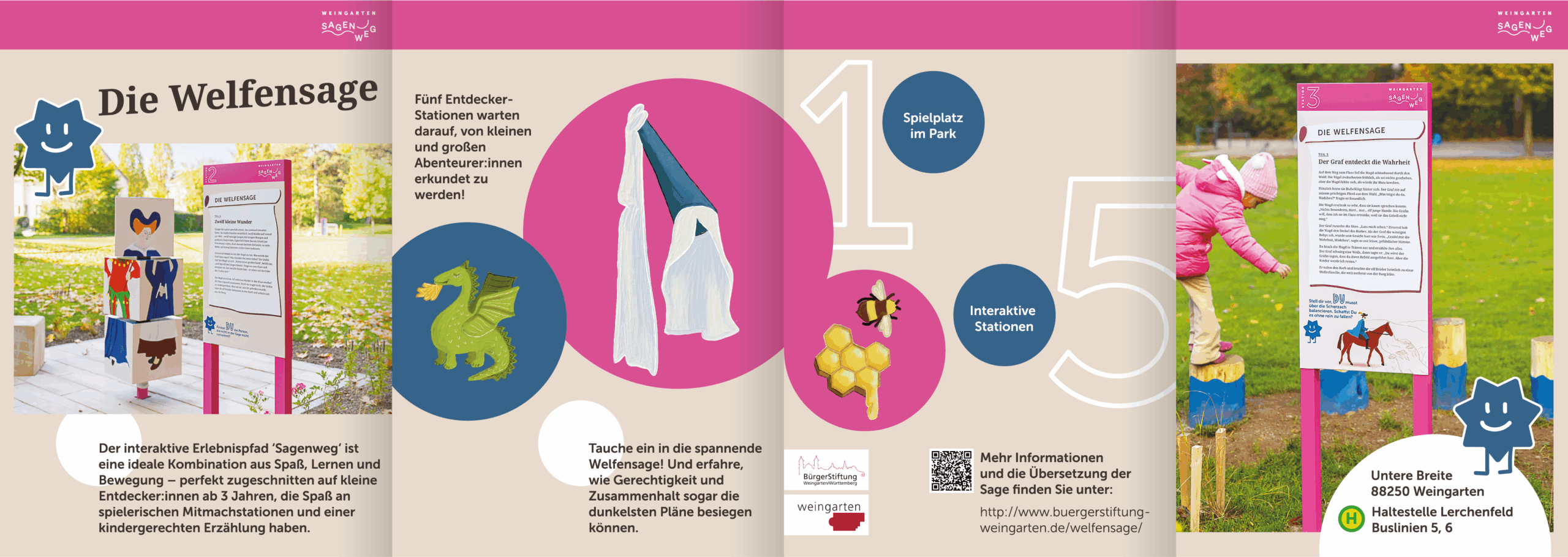 Flyerinformation zum Sagenweg